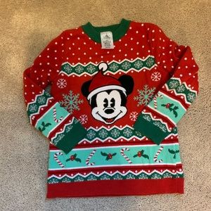 Disney kids Mickey Mouse Christmas sweater in excellent condition .